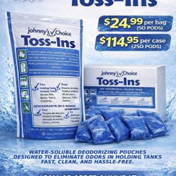 PORTA POTTY PODS IN STOCK!