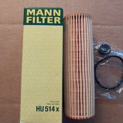 NEW- PORSCHE Oil Filter Mann Filter HU 719/5X Metal Free