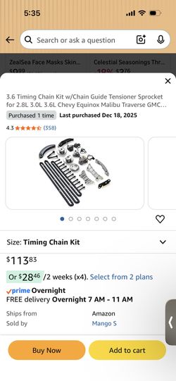 Timing Chain For Chevy Traverse