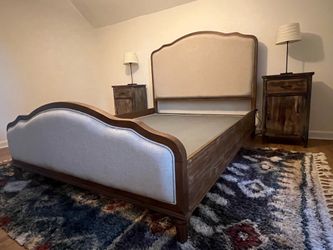 Queen Size Upholstered Bed Frame