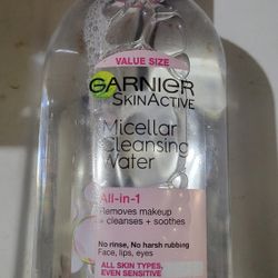 Garnier SkinActive Micellar Cleansing Water All in 1 Makeup Remover (23.7 fl oz) For $9