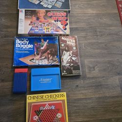Vintage RETIRED  Board Games