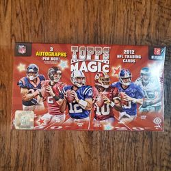 Sealed 2012 Topps Magic Football NFL Hobby Box Cards