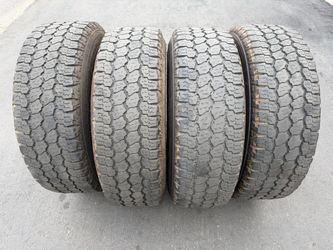 (4) LT275/70R18 Goodyear Wrangler All Terrain Adventure