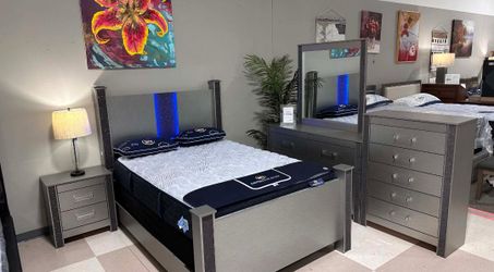 💞OM 💞  Brand New Bedroom Set, Bed Frame, Dresser, Nightstand, Chest