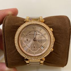 MK Michael Kors Rose Gold Watch Woman’s 