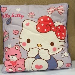 Hello kitty Pillow W/ Blankie
