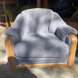 Vintage Barrel Swivel Chair Club Lounge Mid Century Modern