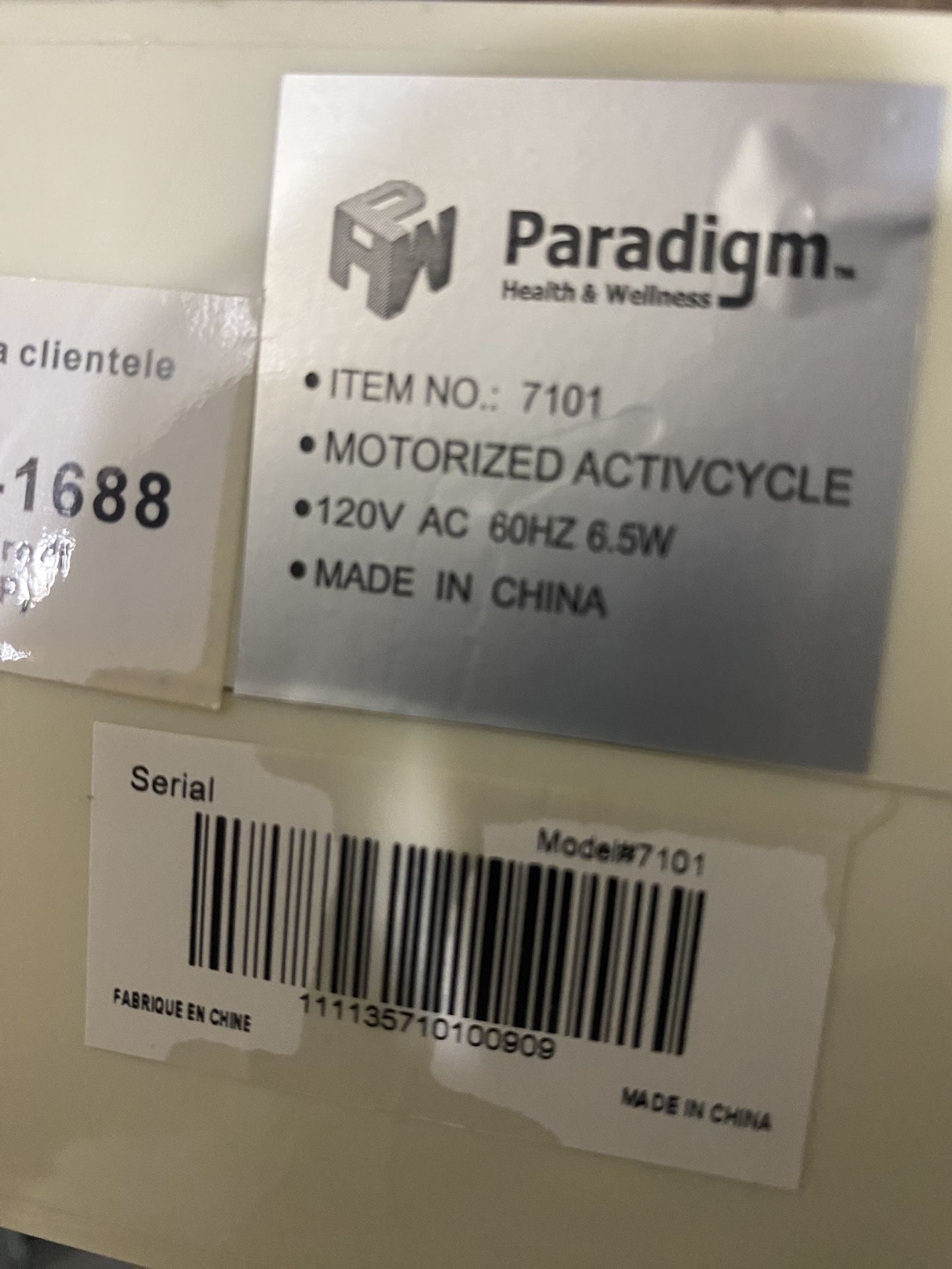 Activcycle 7101 Paradigm Therapeutic Fitness Leg Therapy Exercise Motorized for Sale in Carol Stream IL OfferUp