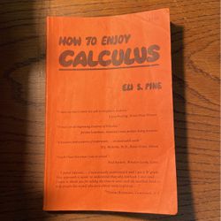 How To Enjoy Calculus 
