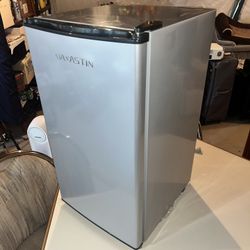 WAVASTIN Mini Fridge with Freezer – Stainless Steel, Clean & Works Great