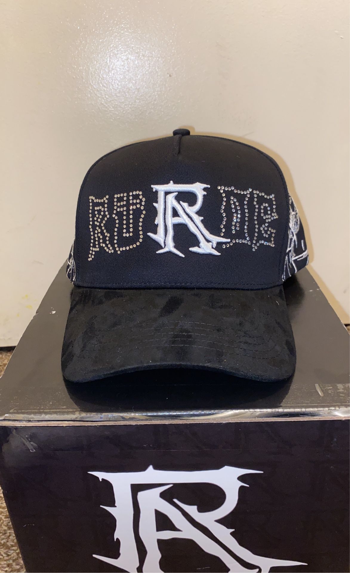 Rude Awakening White Crystals Hat