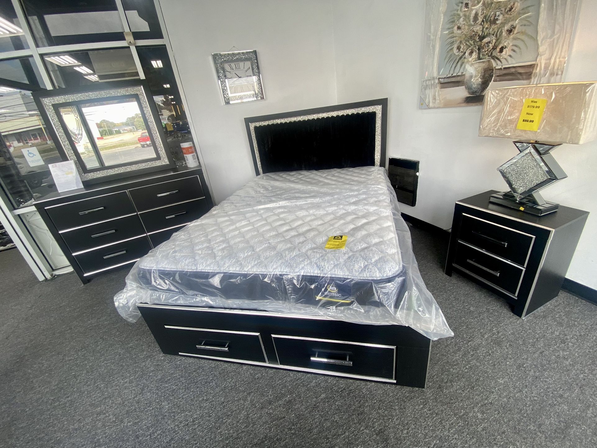 4pc Queen Size Bedframe Set $1,499