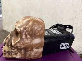 Halloween Skull Fog Machine Prop