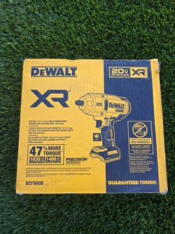 1/2" High Torque Impact Wrench DEWALT DCF900B 20V