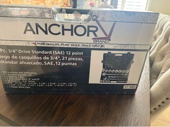 Socket set 3/4 drive