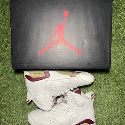 Jordan 6 top maroon for sale