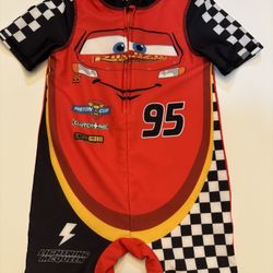 Swimsuit One Piece Disney Pixar Cars “Lighting McQueen” 4T