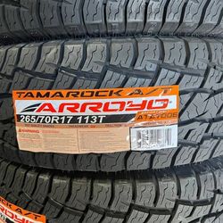 265/70/17 All Terrain Tires Set