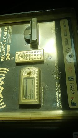 Xm radio ,receiver and car kit