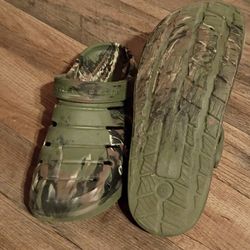 Camo Crocs Rugged Shark Style