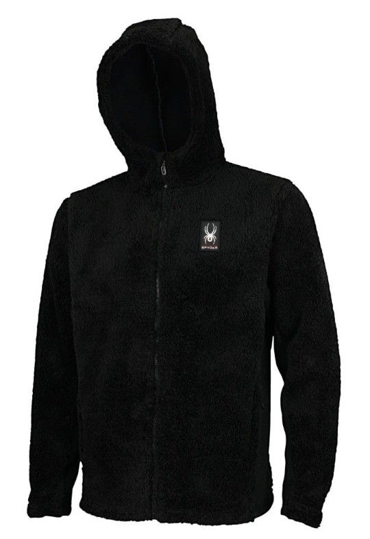 SPYDER MEN'S NICK SHAGGY FULL ZIP HOODED JACKET, Men's Medium