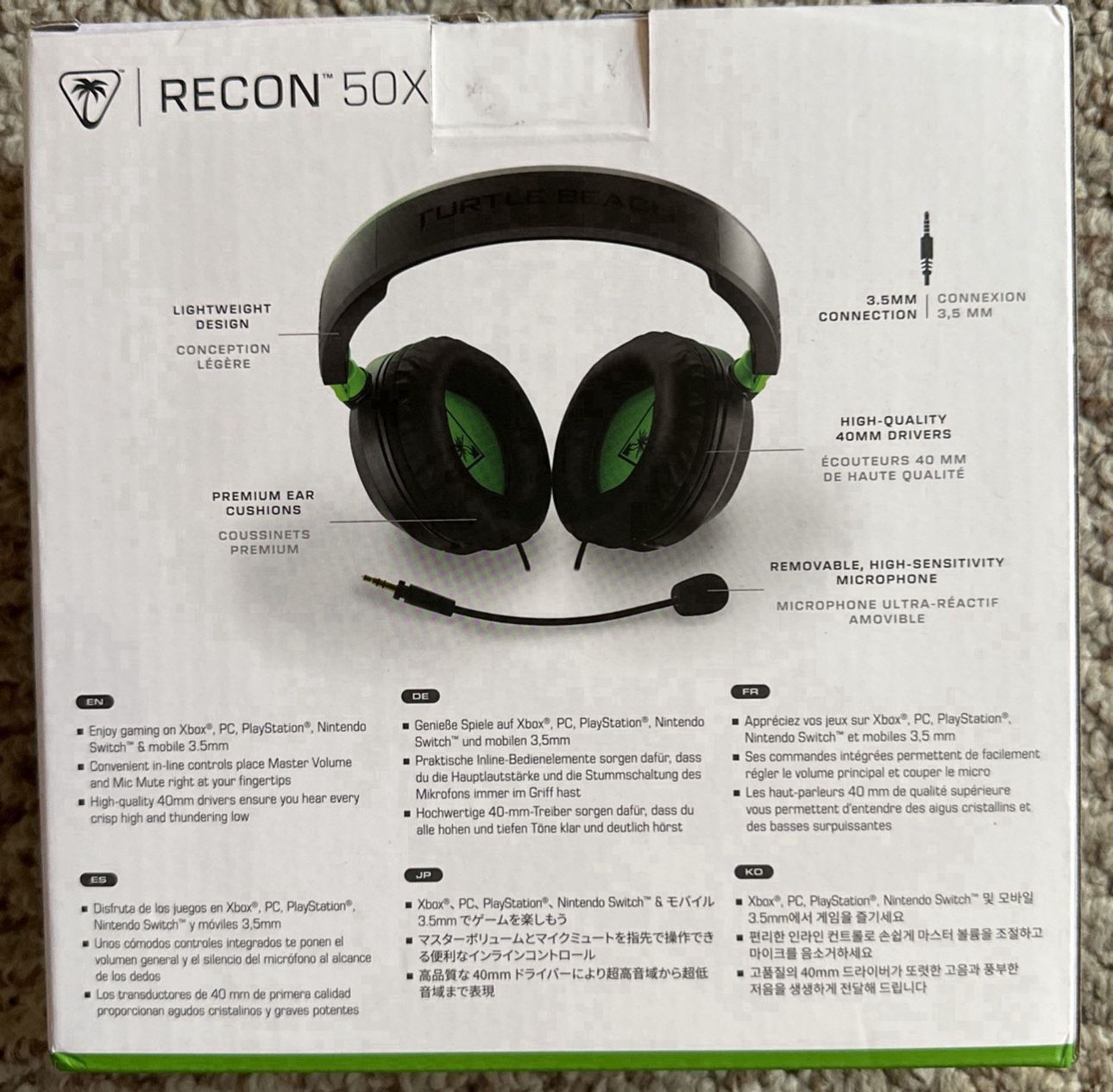 Headset Gaming Recon 50X