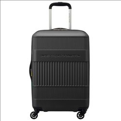 New New United Colors of Benetton Ribbed Hardside 20" Carry-on.