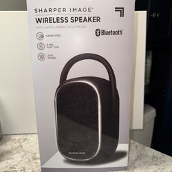 SHARPER IMAGE® WIRELESS SPEAKER WITH 3 WHITE AMBIENT LIGHT MODES