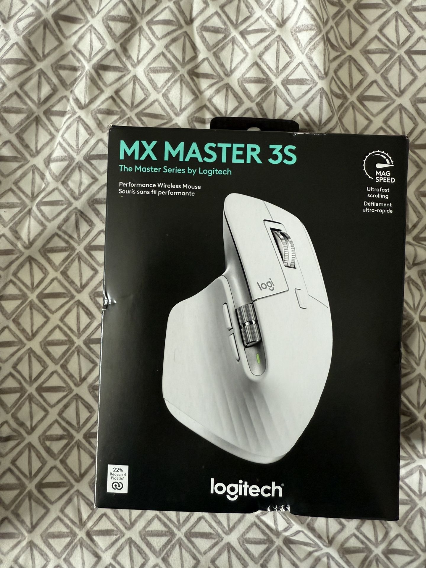 Brand New Logitech MX Master 3S Wireless Performance Mouse -White