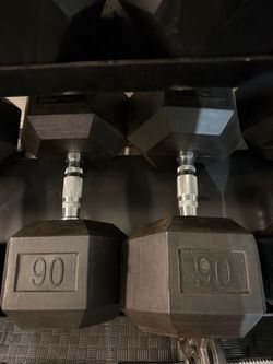 Pair of 90 lb weights