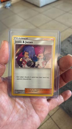 Pokemon Jessie & James reverse Holo Trainer Card 58/68