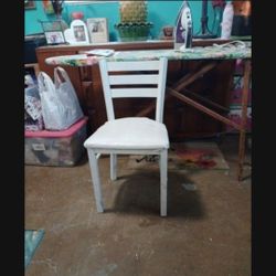 Metal Framed Chair/Was Used For A Desk Chair
