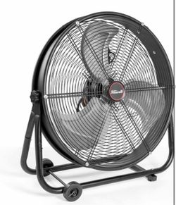 XtremepowerUS 24” Commercial Industrial Rolling Drum Fan