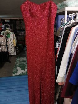 Red sparkle holiday dress size 16