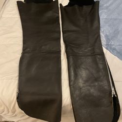 Black Leather Chaps