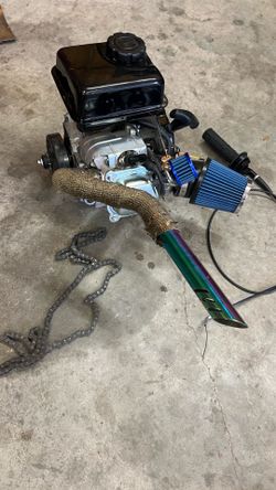 99cc Motor With Chain Sprocket and Throttle cable