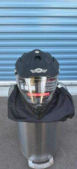 Motorcross helmet small black DOT certified