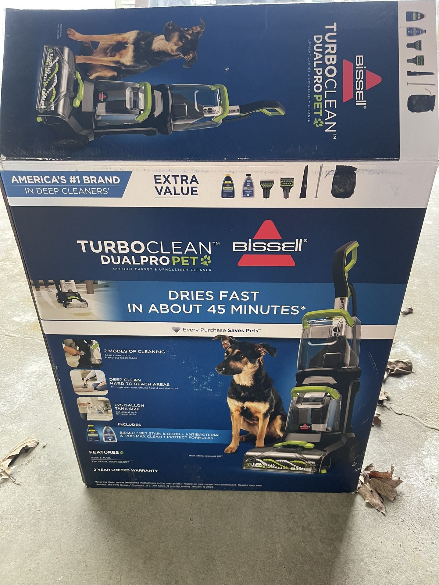 TURBOCLEAN™ DUALPRO PET S UPRIGHT CARPET & UPHOLSTERY CLEANER BiSSEll
