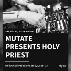 Holy Priest Tickets  2(Saturday)