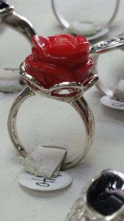 .925 sterling. Silver Ring....size 9...