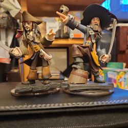 Disney Infinity Barbosa And Jack Sparrow Figures