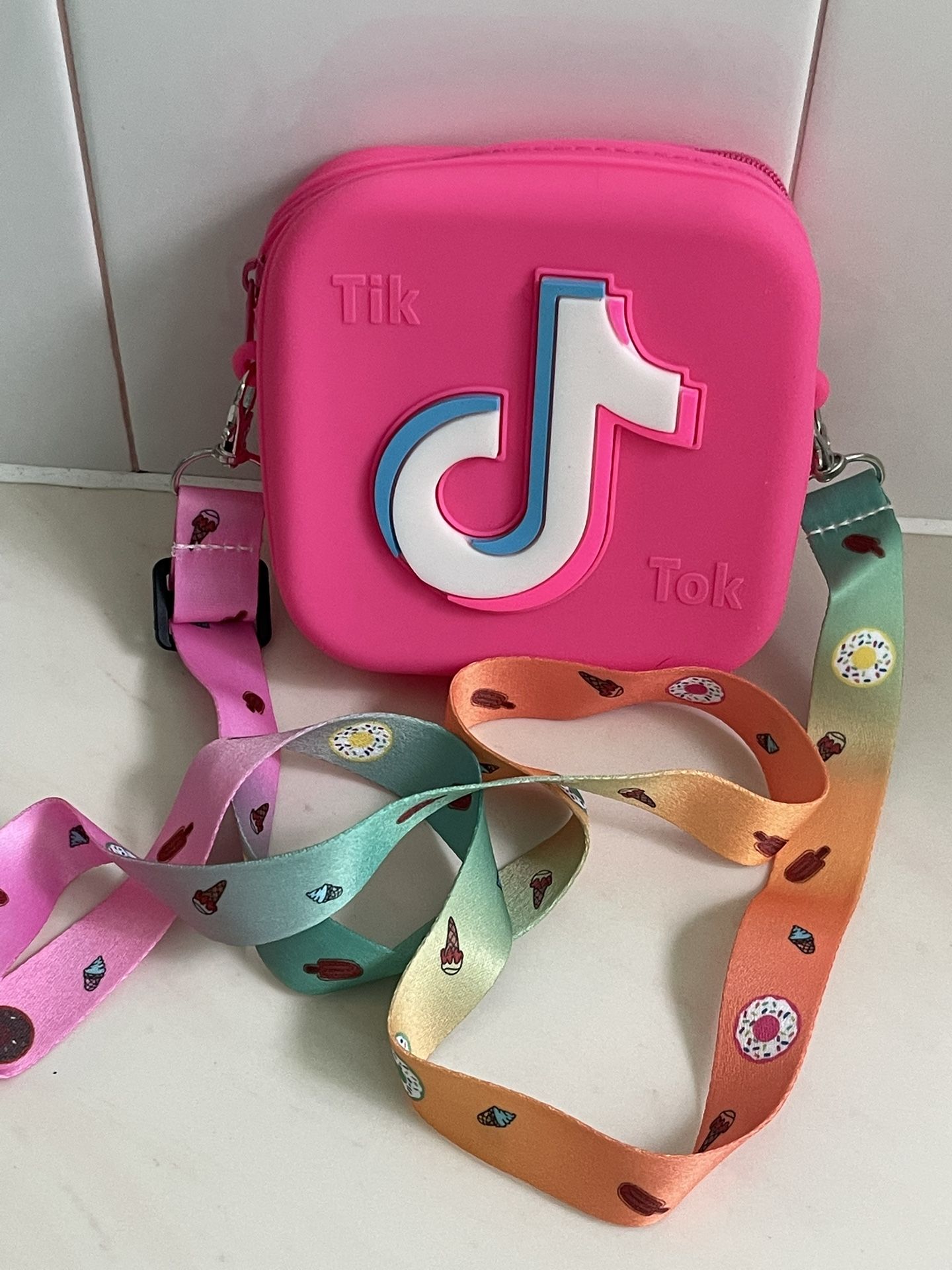 TikTok Small Silicone Bag 4.5 Inches 