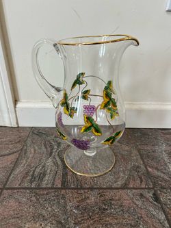 Vintage Crystal Clear Pitcher
