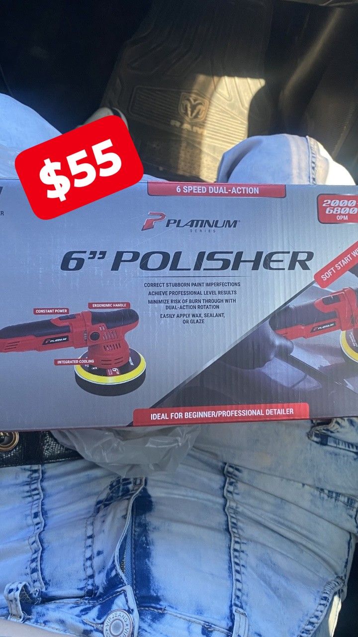 NEW PLATINUM 6"POLISHER 6800 OPM