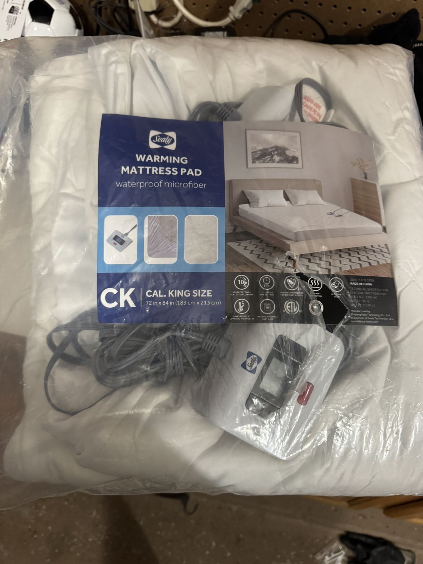Sealy Warming Mattress Pad With 2 Controllers