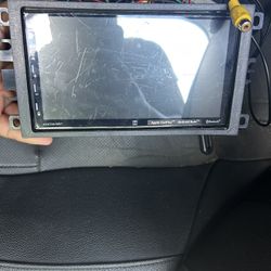 double din audio radio with back up camera 