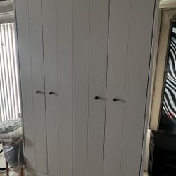 IKEA Armoire White Wood 