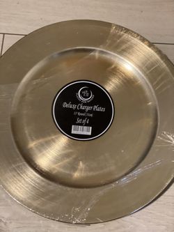 Deluxe Chargers 13” Gold