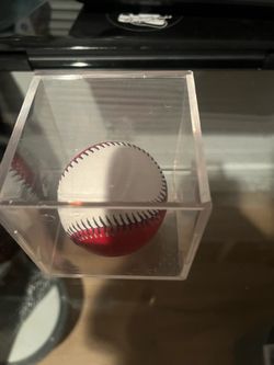 Baseball with cube
